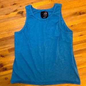 Blue Crown Pocket Tank Top